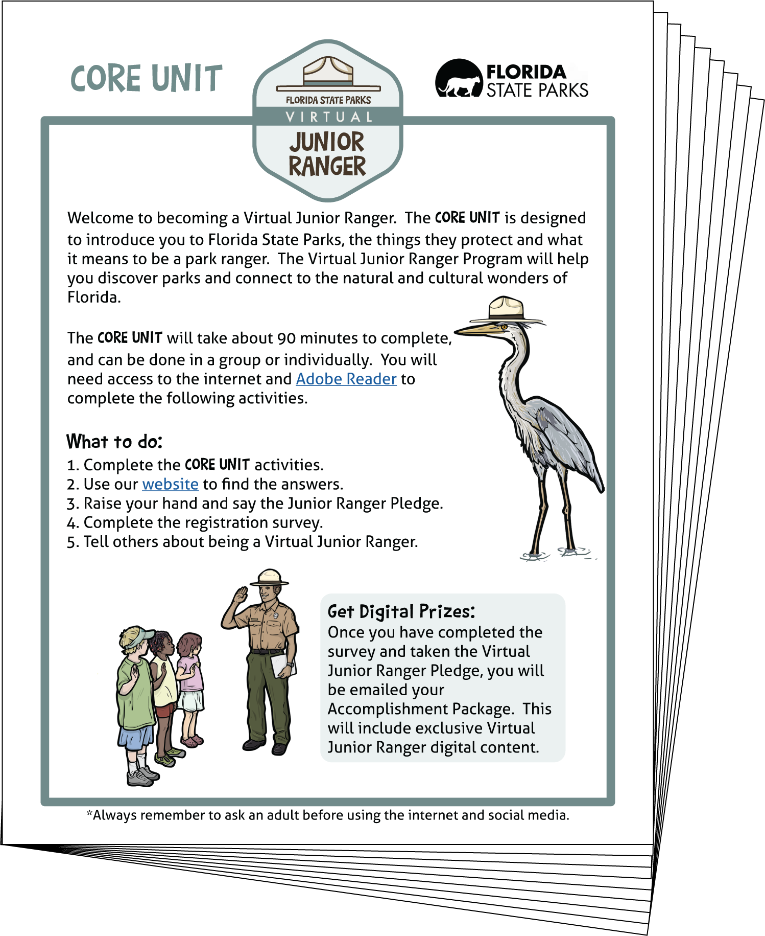 Virtual Junior Ranger: Core Unit